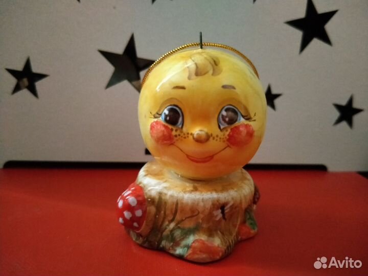 Фарфоровая елочная игрушка