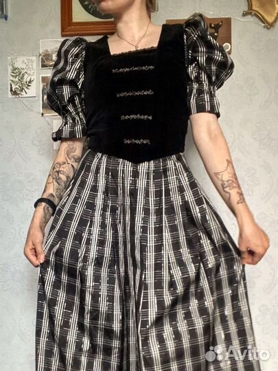 Винтажное платье бавария