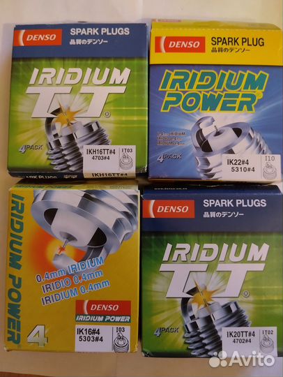 Свечи зажигания иридиевые, комплект, IK20 и другие