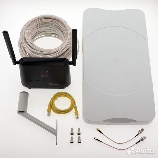 Комплект для усиления 3G/4G интернета 15 км +WiFi