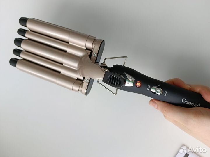 Плойка для волос пятиволновая