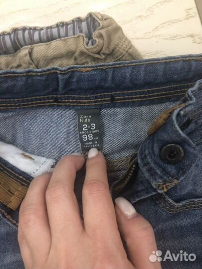 2-e Джинс zara + батник zara