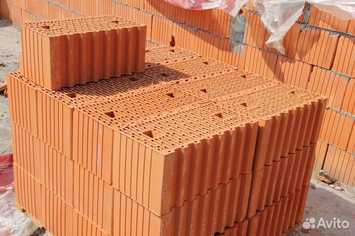 Керамический блок Porotherm, поризованный блок