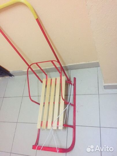 Детские санки коляска