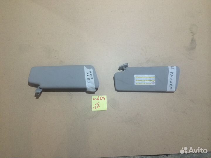 Солнцезащитные козырьки Mercedes C-class W204