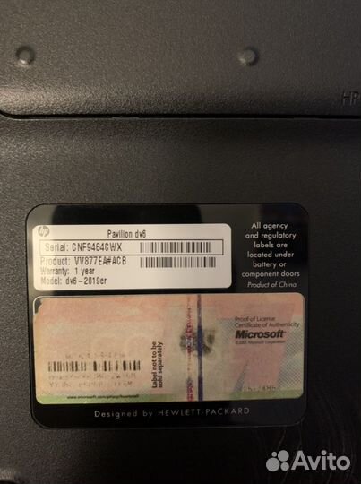 Hp Pavilion dv6