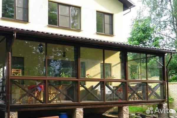 Теплое остекление беседок, террас, веранд