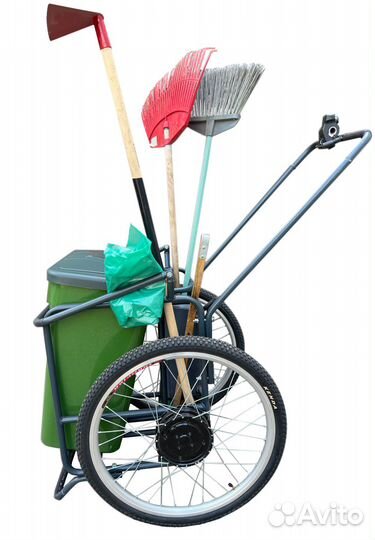 Электротележка для уборки улиц