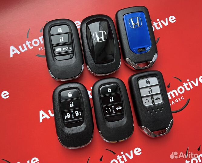 Ключ Honda Fit, Shuttle, Stepwgn,Vezel с привязкой