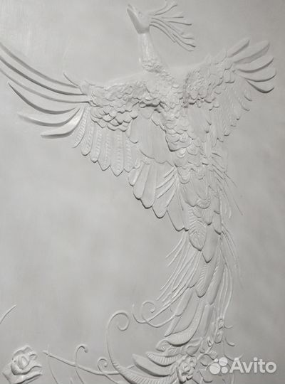 Роспись стен и барельеф