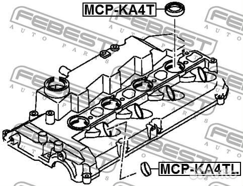 Кольцо уплотнит.форсунки mitsubishi pajero 06