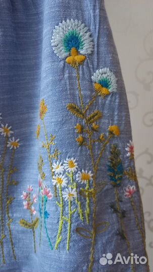 Платье 98 Next с вышивкой