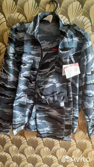 Камуфляжный Костюм охранника синий