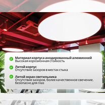 Светодиодный подвесной светильник круг, Омск