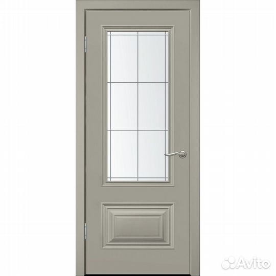 Двери межкомнатные Эмаль остекленные