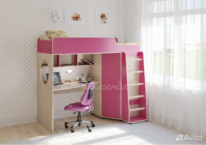 Детская кровать чердак