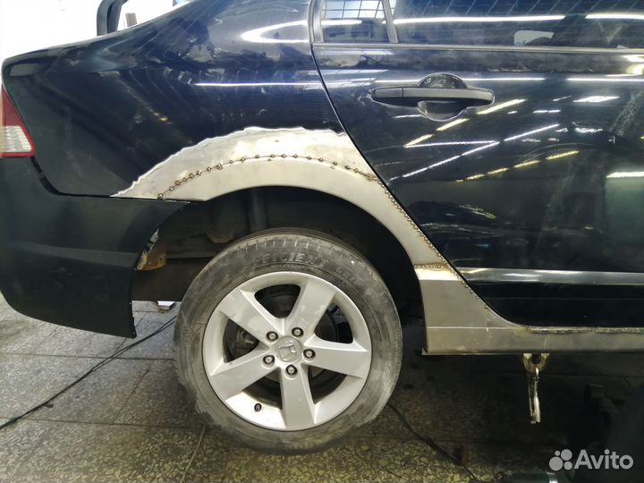 Пороги ремонтные Honda Civic 4d