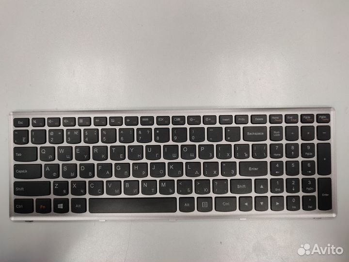Клавиатура Lenovo IdeaPad Z500 черная серая рамка