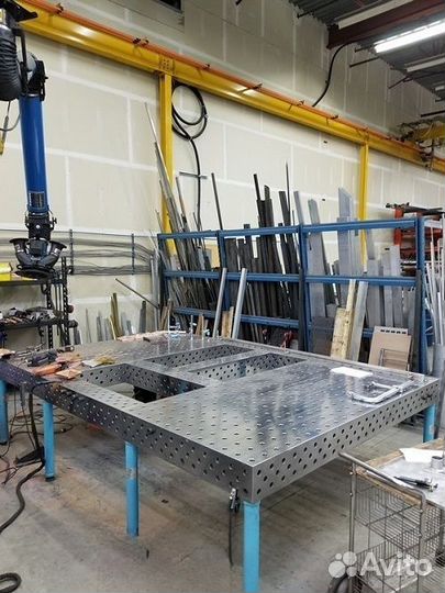 Сварочный 3D стол 2500х1000х150 толщиной 8мм