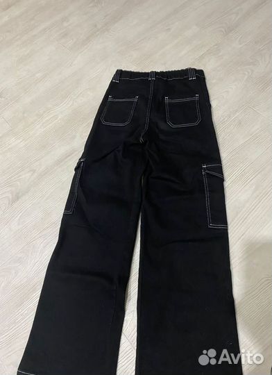 Джинсы широкие карго