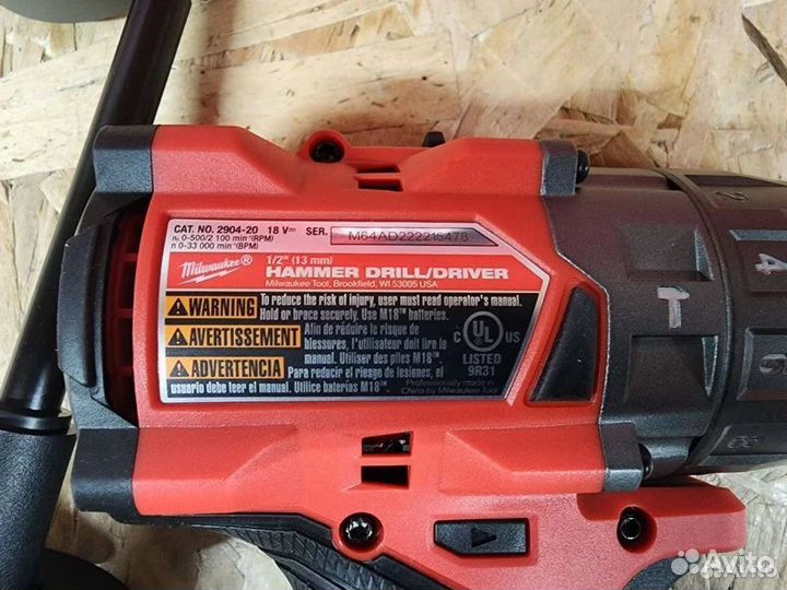 Дрель шуруповерт 158нм milwaukee m18 fuel 2904-20