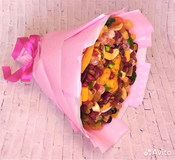 Букет из сухофруктов. Подарок на день рождения