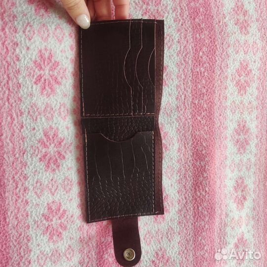 Набор мужской-ремень, кошелек, обложка на паспорт