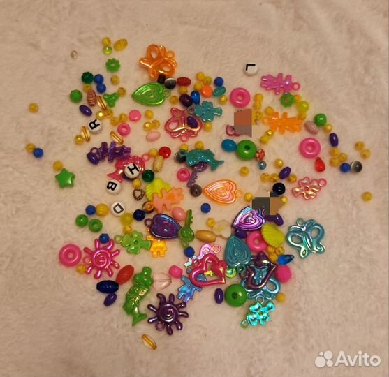 Бусины для рукоделия набор, подвески