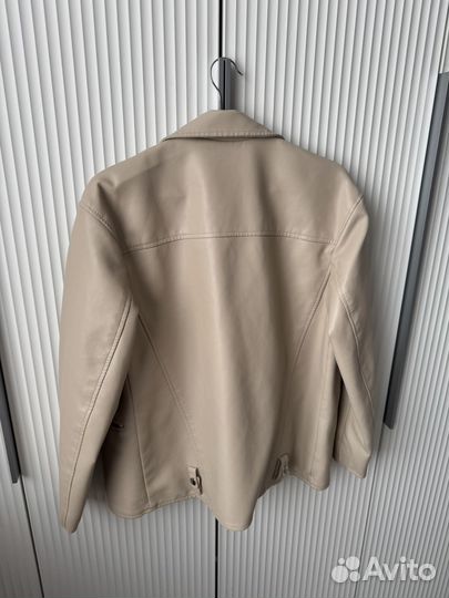 Кожаная куртка косуха женская