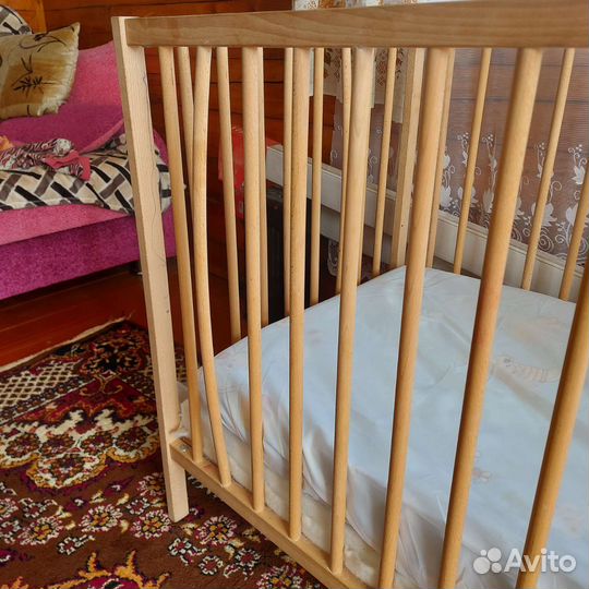 Детская кровать IKEA с матрасом