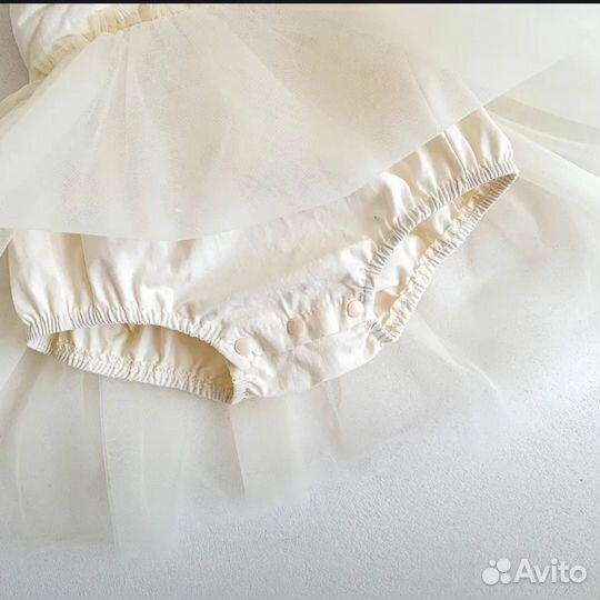 Платье боди для девочки 90