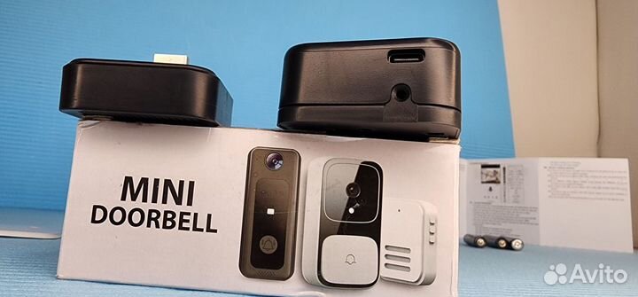 Видео звонок с камерой Wi Fi+микрофон Видеодомофон