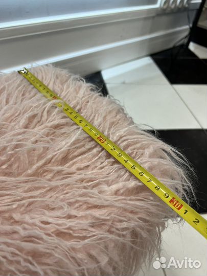 Пуфик пушистый детский / банкетка