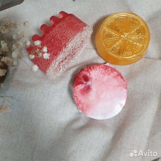 Мыло с люфой