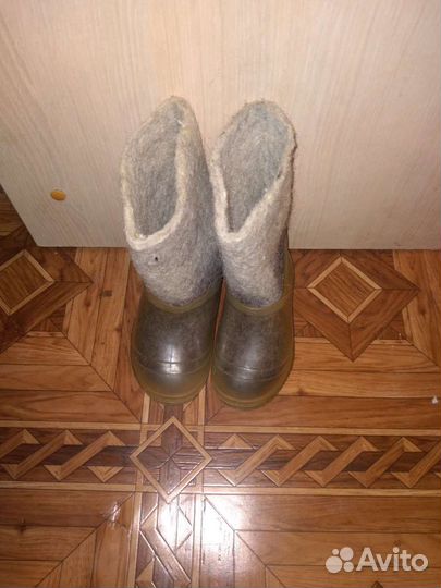 Валенки с галошами