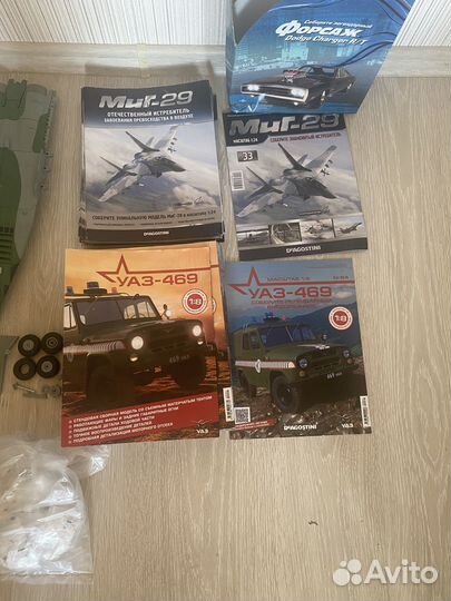 Продам не достроенные модели УАЗ 469,Волга М-21