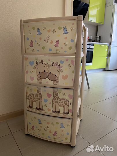 Комод детский пластиковый