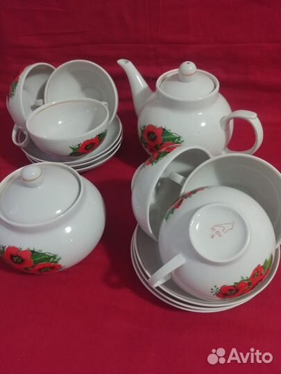Чайный сервиз Дулево СССР