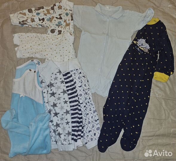 Набор вещей пакетом для малыша до 6мес до 1 года