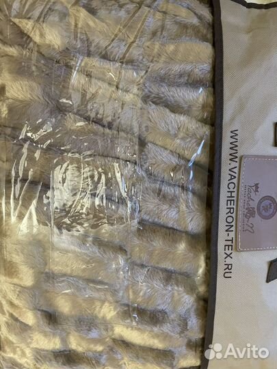 Плед шиншилла короткий ворс