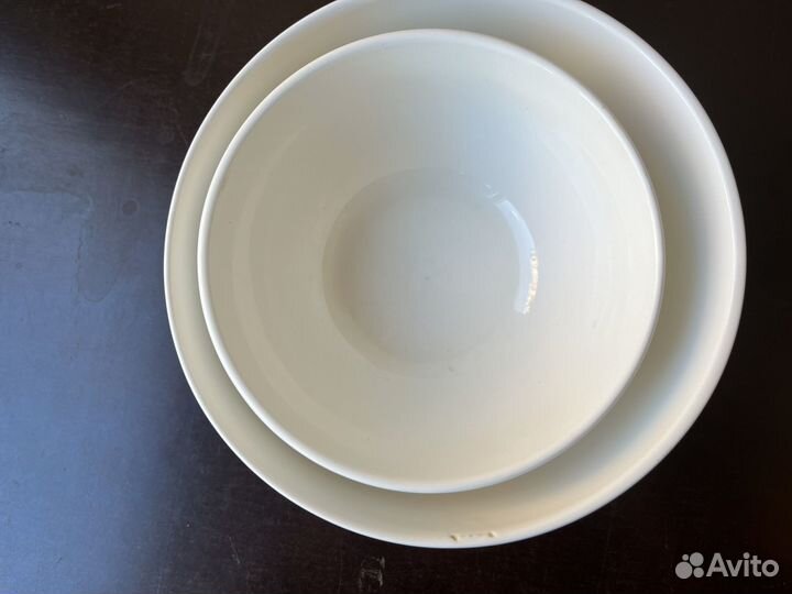 2 керамических миски (салатника)