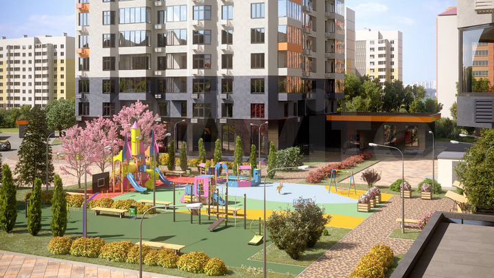 1-к. квартира, 46,6 м², 4/23 эт.