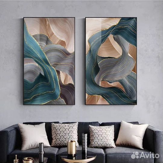 Интерьерная картина, диптих