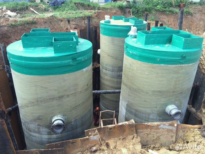 Септик Астра с переливом