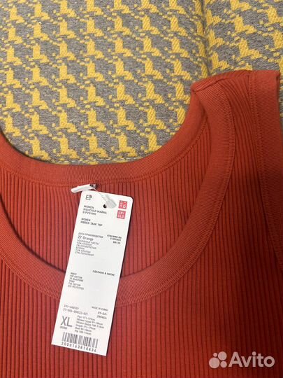 Майка в рубчик Uniqlo XL