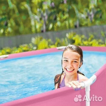 28290 intex Каркасный бассейн Pink 244x76 см NEW