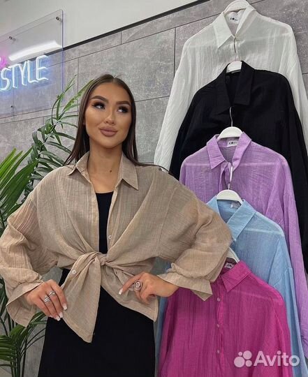 Женская рубашка марлевка