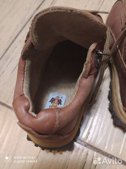 Ботинки детские нат.кожа 20 размер новые