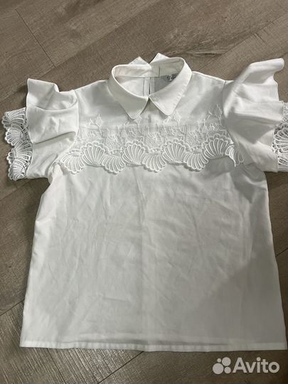 Блузка белая для девочки