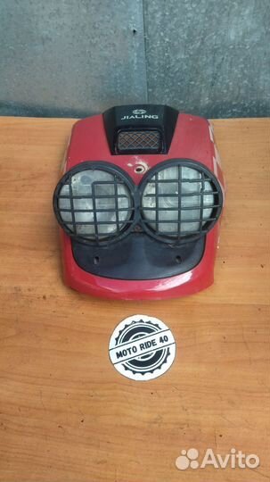 Передний пластик фара abm gust jialing 50